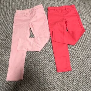 Girls' Twill Jeggings